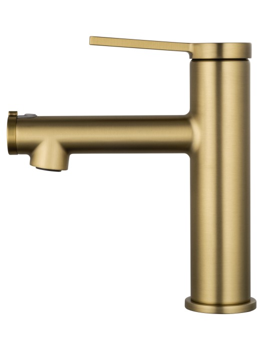 Смеситель для раковины с функцией полоскания, Wonzon & Woghand, WW-H1017-BG цвет: золото