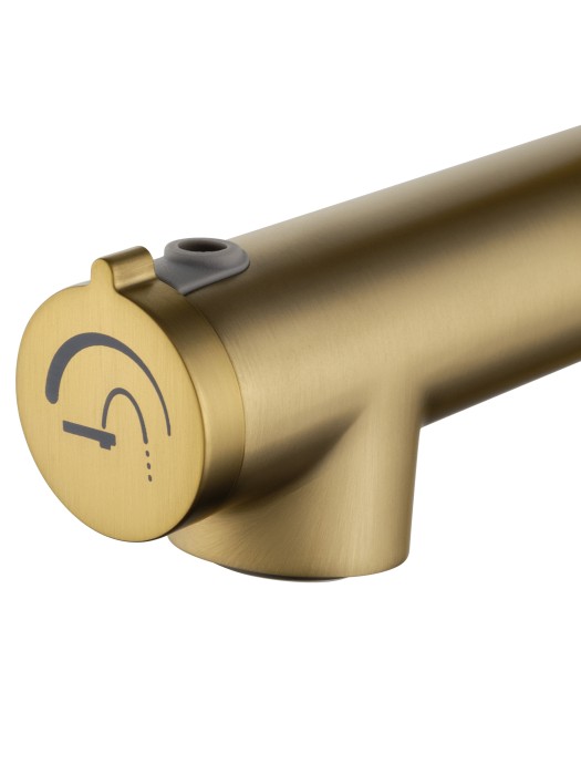 Смеситель для раковины с функцией полоскания, Wonzon & Woghand, WW-H1017-BG цвет: золото