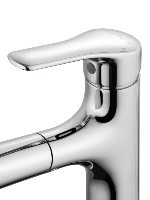 Смеситель для раковины с выдвижным изливом, Wonzon & Woghand, WW-AE4151-CR цвет: хром