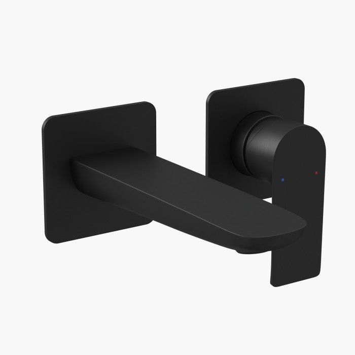 Смеситель для раковины, рычажный, BERGES Ventas, черный арт. 076008