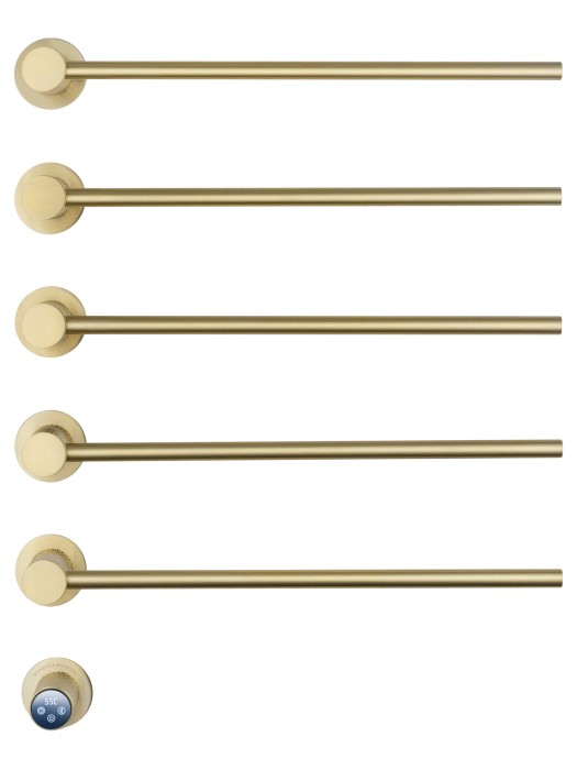 Полотенцесушитель электрический встраиваемый, Wonzon & Woghand Munchen, WW-A355-BG цвет: золото