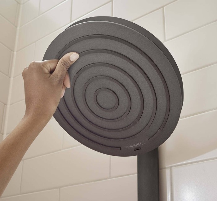 Душевая система с термостатом Pulsify S Hansgrohe, черный арт. 24240670