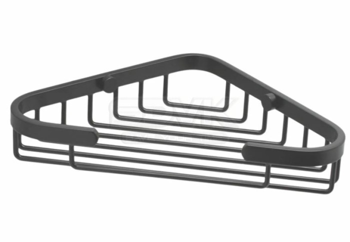 Полка металлическая WasserKRAFT арт. K-733GUN BLACK