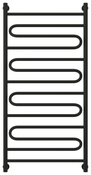 Сунержа Водяной полотенцесушитель 1200x600, Элегия+, 31-0205-1260 цвет: матовый чёрный