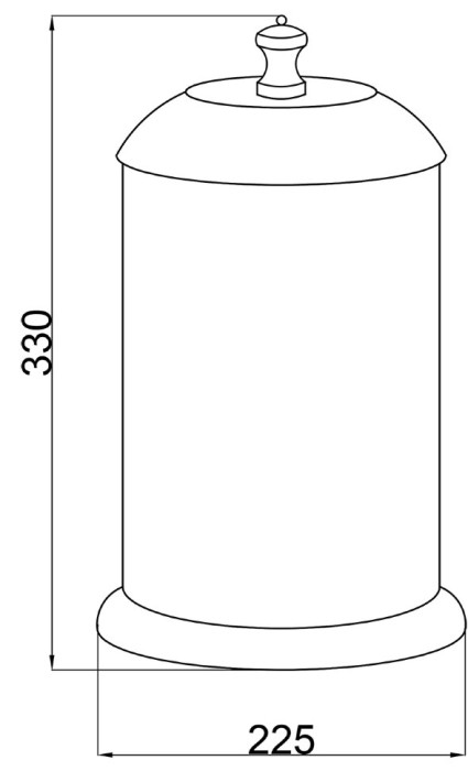 Ведро для мусора, Vogue, Boheme 10188