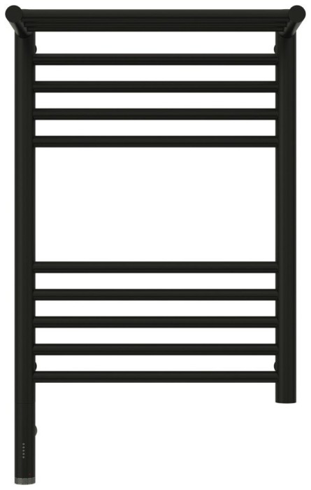 Сунержа Электрический полотенцесушитель 600x400, Богема 3.0 с 1 полкой, 31-5806-6040 цвет: матовый чёрный