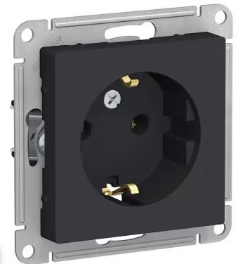 Розетка Schneider Electric ATLASDESIGN Карбон арт. ATN001043