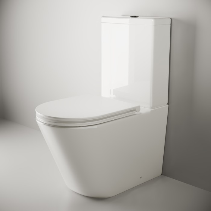 Унитаз с бачком и сиденьем Ceramicanova Trend, белый арт. 110010