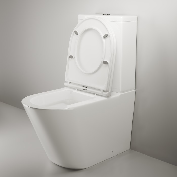 Унитаз с бачком и сиденьем Ceramicanova Trend, белый арт. 110010