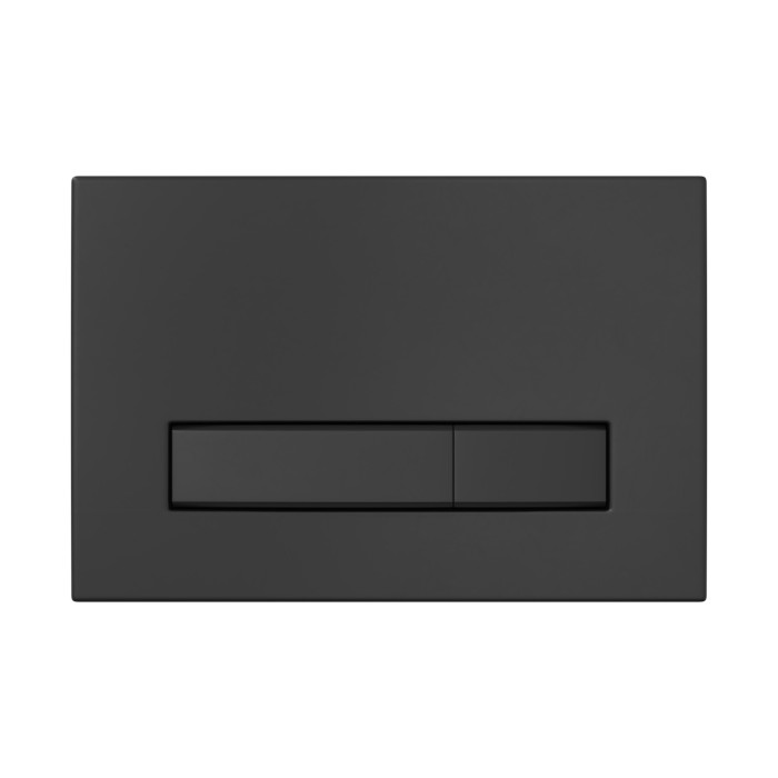 Комплект инсталляции -  кнопка черная Soft Touch, унитаз VITA Rimless 49 см, сиденье дюропласт микролифт, быстросъём, Berges ATOM Line арт. 043382