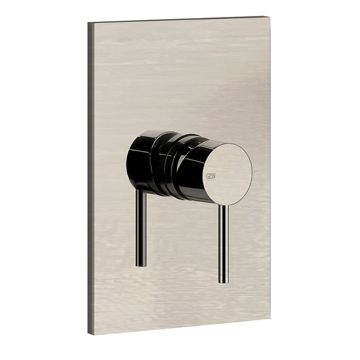 Смеситель для душа, подвесной, термостатический, Gessi Emporio Via tortona, finox brushed nickel арт. 44662#149