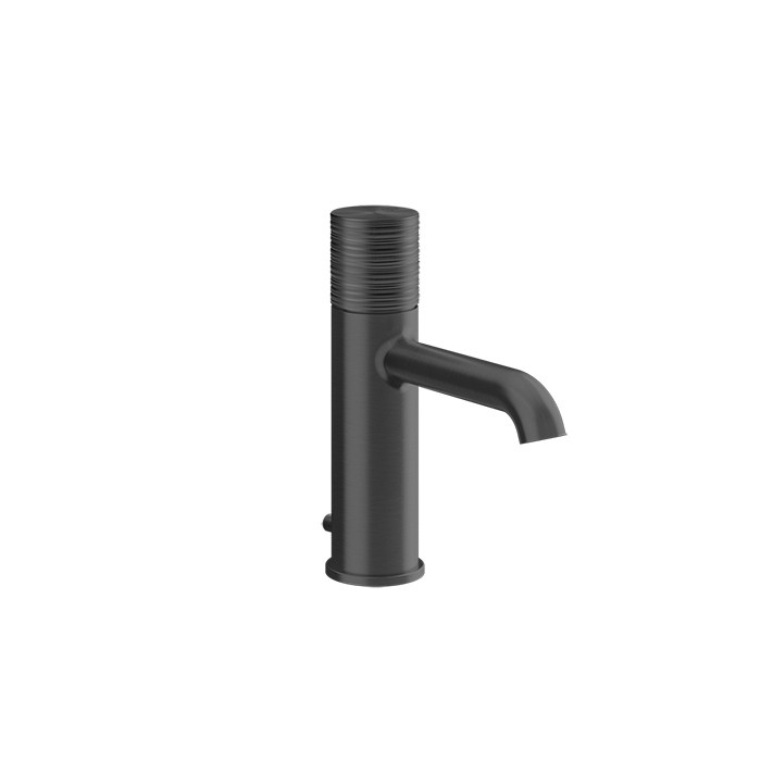 Смеситель для раковины, 1 отв., с донным клапаном, Gessi Habito Trame, black metal pvd арт. 70301#706