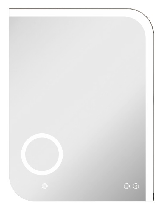 Зеркало Golden 600х800 влагостойкое с подсветкой и подогревом, сенсорный выключатель, Azario Lotos - CS00084314