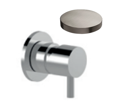 Внешняя часть для встраиваемого однорычажного смесителя, Giulini My future, никель матовый арт. 5916EPNKO