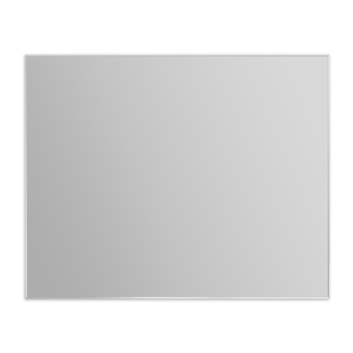 Зеркало 100x80, прямоугольное, в алюминиевой раме, BelBagno арт. SPC-AL-1000-800
