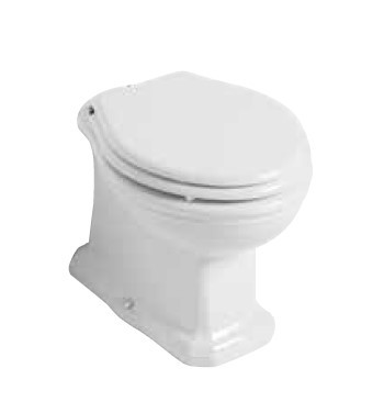 Унитаз напольный выпуск в пол, Giulini Impero style, белый глянцевый арт. IMP110101