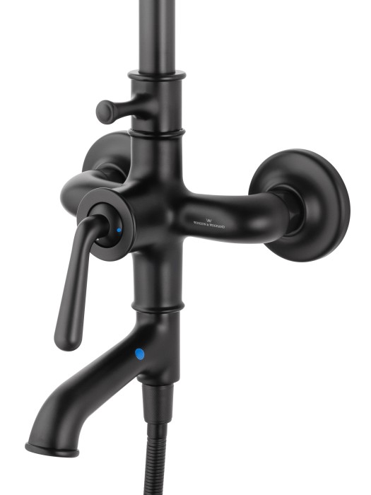 Душевая система, Wonzon & Woghand Steam, WW-88739008-MB цвет: черный