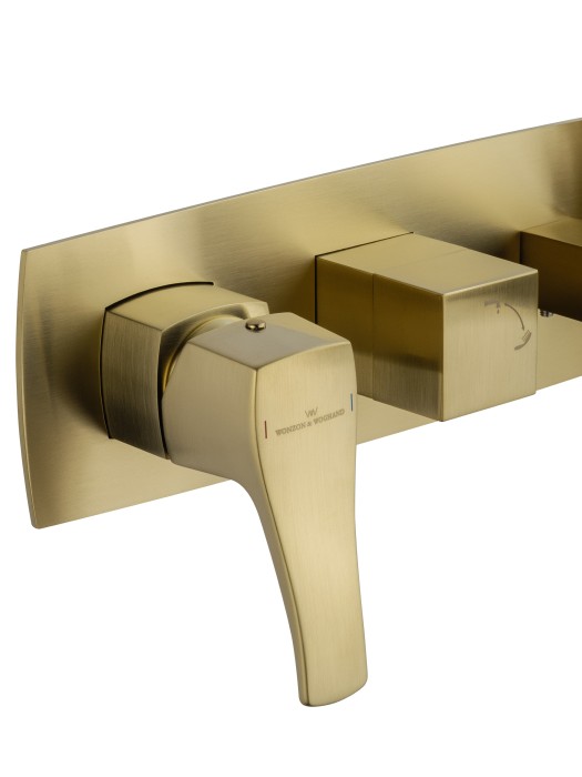 Смеситель для ванны встраиваемый, Wonzon & Woghand Flex, WW-88889072-BG цвет: золото