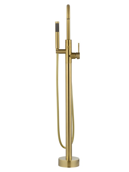 Смеситель для ванны напольного монтажа, Wonzon & Woghand Stick, WW-88649017-BG цвет: золото