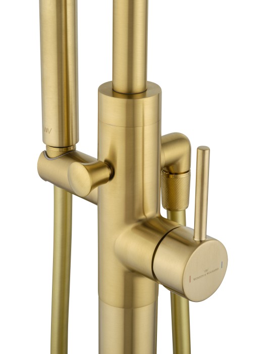 Смеситель для ванны напольного монтажа, Wonzon & Woghand Stick, WW-88649017-BG цвет: золото