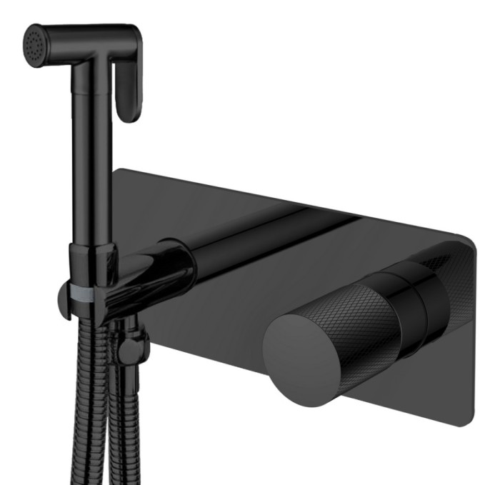 Смеситель гигиенический black touch black, Boheme Stick - 127-BB.2