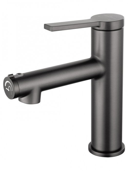 Смеситель для раковины с функцией полоскания, Wonzon &amp; Woghand, WW-H1017-BGG цвет: графит