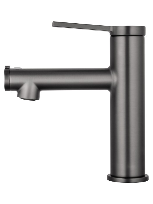 Смеситель для раковины с функцией полоскания, Wonzon & Woghand, WW-H1017-BGG цвет: графит