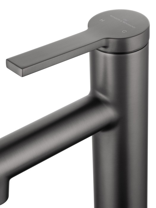 Смеситель для раковины с функцией полоскания, Wonzon & Woghand, WW-H1017-BGG цвет: графит