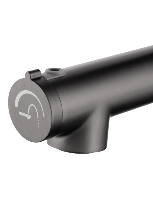 Смеситель для раковины с функцией полоскания, Wonzon & Woghand, WW-H1017-BGG цвет: графит