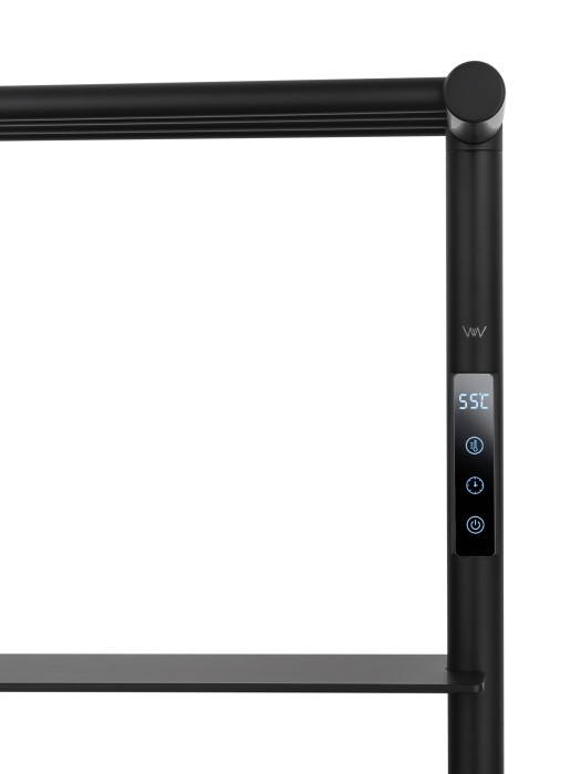 Полотенцесушитель электрический, Wonzon & Woghand Dusseldorf, WW-A208-MB цвет: черный