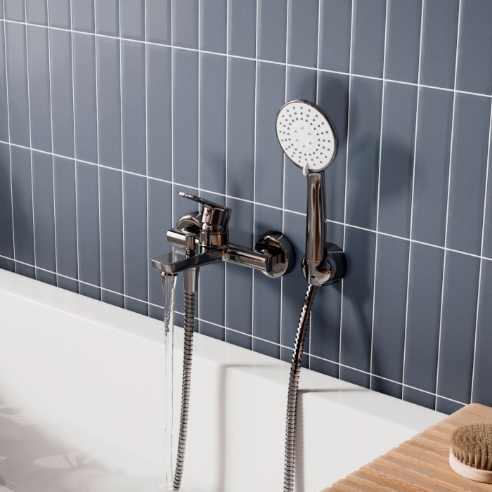 Смеситель для ванны с коротким изливом Dill 6100 WasserKRAFT арт. 6101