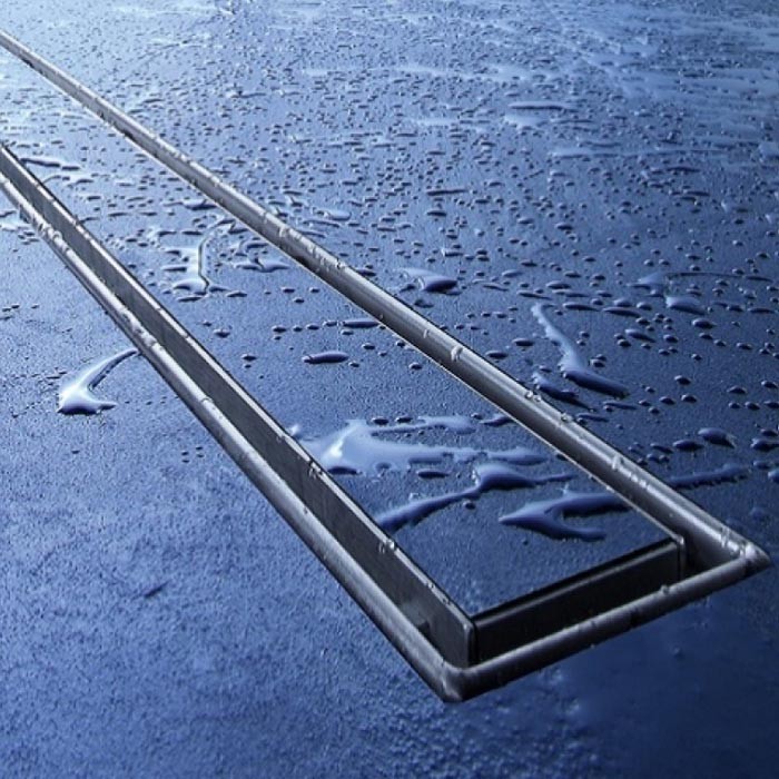 Комплект для установки душевого трапа 800 мм из нержавеющей стали, drainline TECE арт. 600800 660005 650000 660016 660003 600870