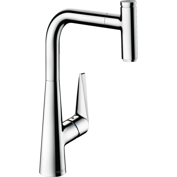 Смеситель для кухни, с вытяжным изливом, Hansgrohe Talis Select M51, хром арт. 73853000