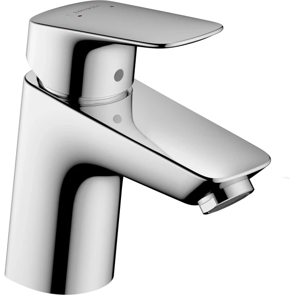 Смеситель для раковины 70 с металлическим сливным гарнитуром, Hansgrohe Logis, хром арт. 71170000
