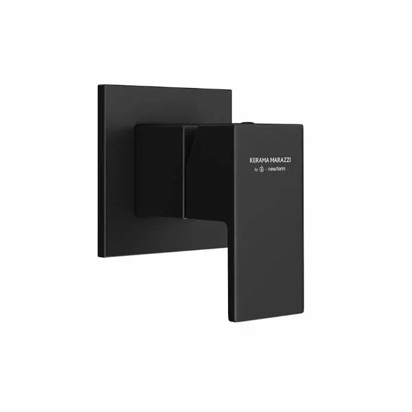 Встроенный однорычажный смеситель для душа на один поток, Futura Kerama Marazzi, черный - 66475EKM.01.093