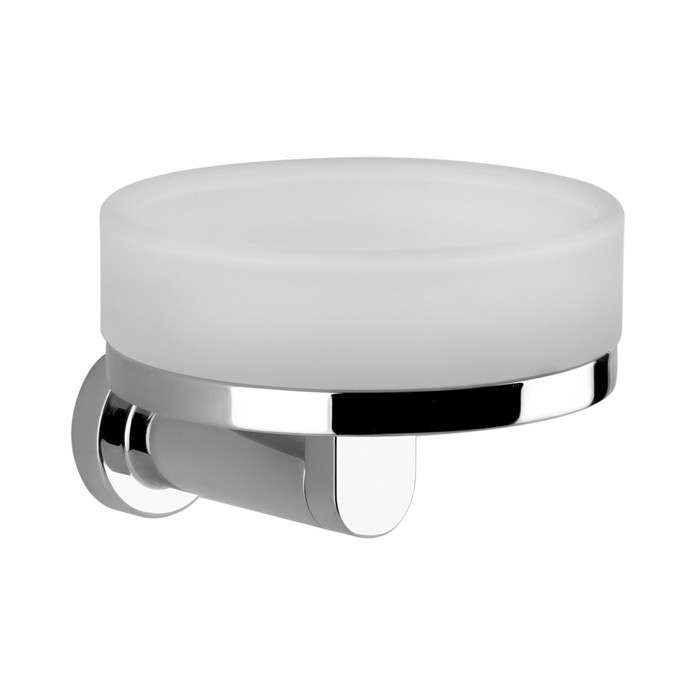 Мыльница, подвесная, сатинированное стекло, Gessi Emporio accessories, хром арт. 38803#031