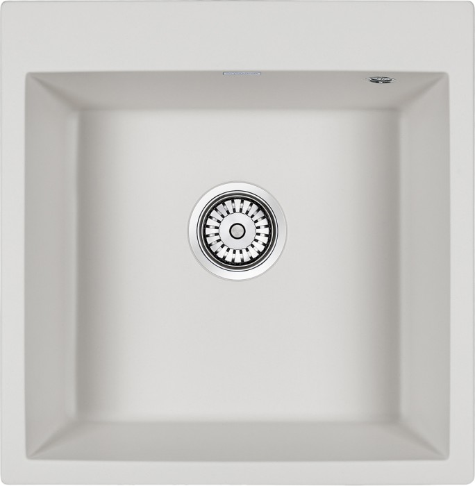 Мойка для кухни гранит 510х520 Paulmark KANTE 50, белый - PM105152-WH