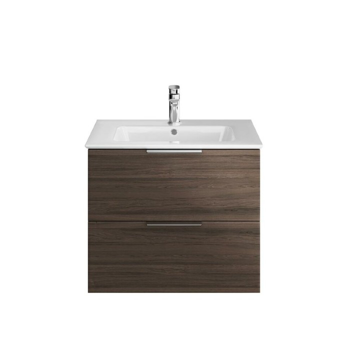 Тумба подвесная 65 см, 2 ящика, Piano forte Kerama Marazzi, коричневый - PI.F.65\OLM