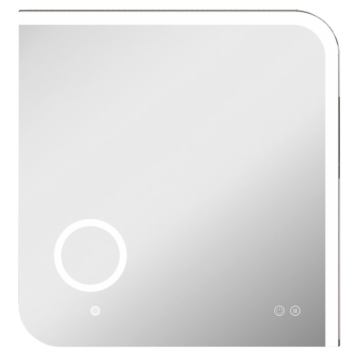 Зеркало Golden 700х700 влагостойкое с подсветкой и подогревом, сенсорный выключатель, Azario Lotos - CS00084316