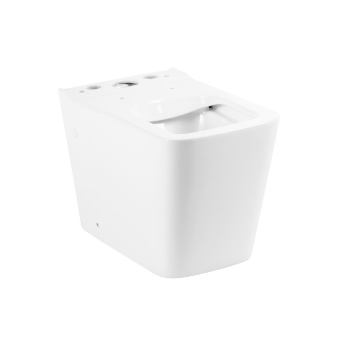 Чаша унитаза безободкового P-trap BelBagno, глянцевый белый, Ardente-r арт. BB02093CPR