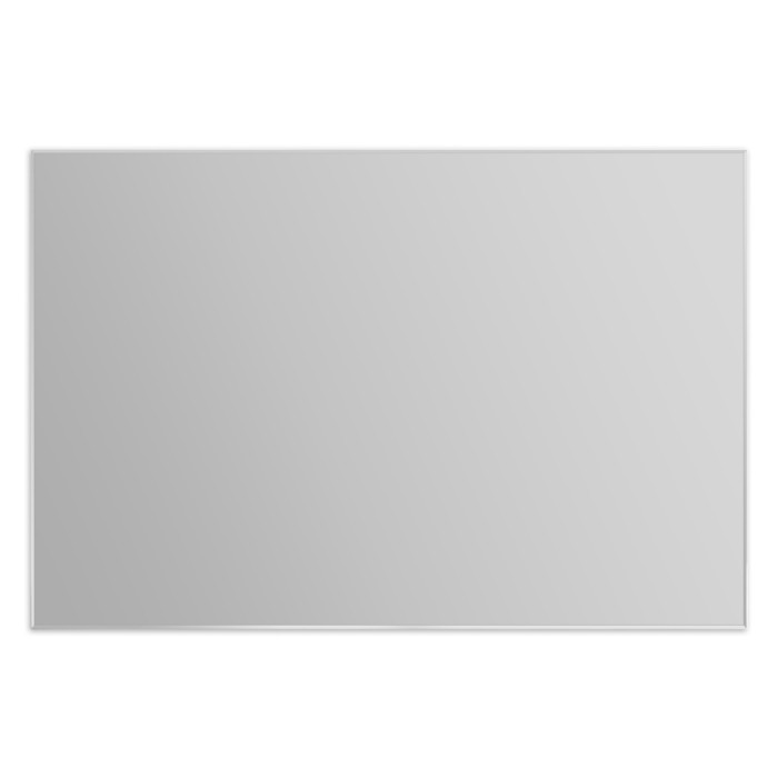 Зеркало 120x80, прямоугольное, в алюминиевой раме, BelBagno арт. SPC-AL-1200-800