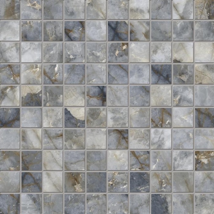 Плитка mosaico blu ande lappato EMIL CERAMICA Tele di marmo revolution арт. EHPC