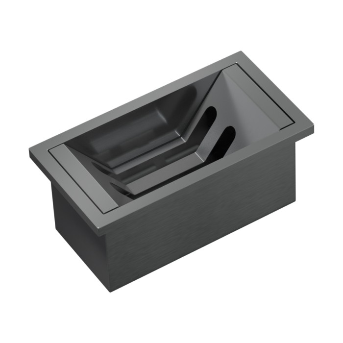 Подставка-сушка для тарелок Omoikiri FG-02-GM, 4999054 цвет: титан