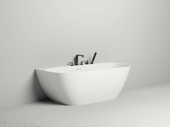Ванна пристенная 180x85, матовая, Salini SOFIA WALL арт. 102523MRF