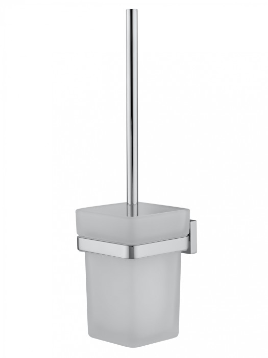 Туалетный ершик в комплекте, Wonzon &amp; Woghand Flat, WW-9729 цвет: хром