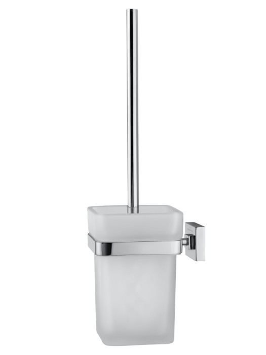 Туалетный ершик в комплекте, Wonzon & Woghand Flat, WW-9729 цвет: хром