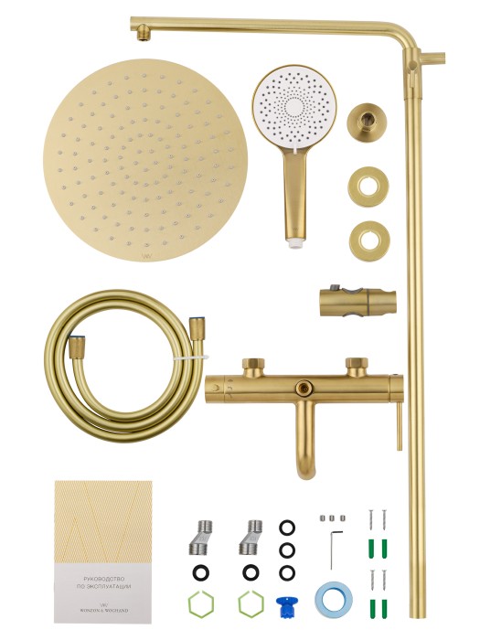 Душевая система, Wonzon & Woghand Stick, WW-88739017-BG цвет: золото