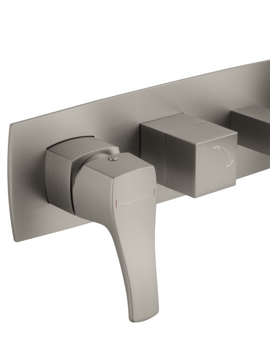 Смеситель для ванны встраиваемый, Wonzon & Woghand Flex, WW-88889072-BN цвет: никель