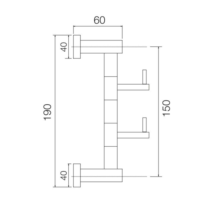 Fima Carlo Frattini Крючок двойной, подвесной, Accessori, F6004/3OR цвет: золото