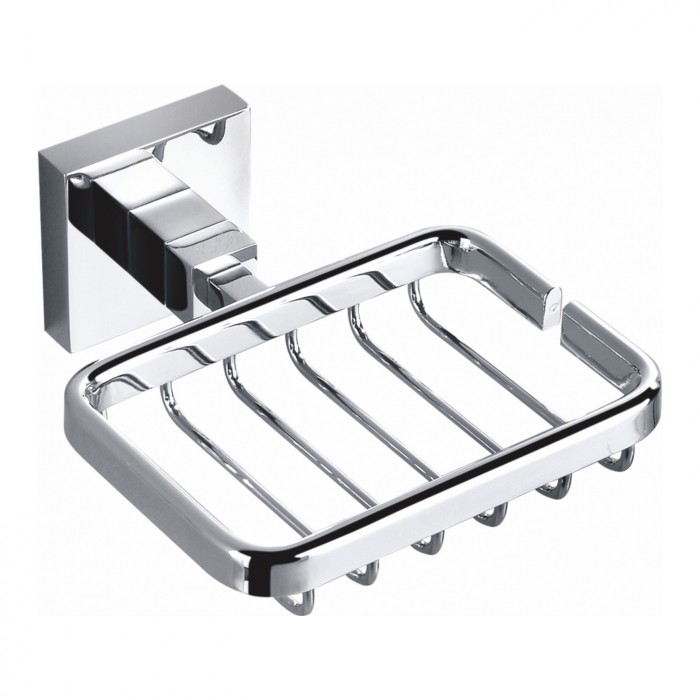 Мыльница с держателем, Wonzon &amp; Woghand Polo, WW-8924 цвет: хром